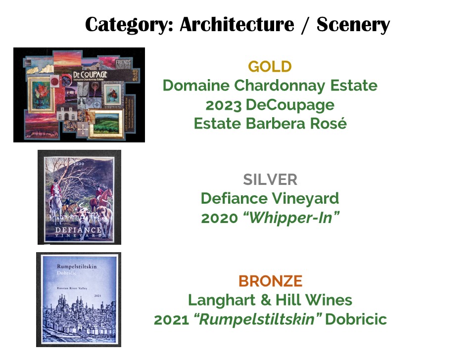 2024 Commercial Competition Label and Bottle Winners - OCWS